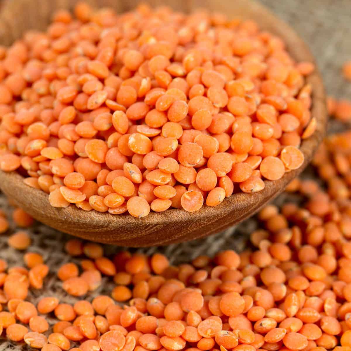 Red lentils